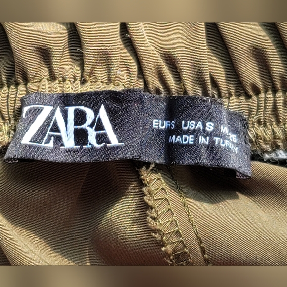 Zara military green  Cargo Pants - Picture 8 of 9